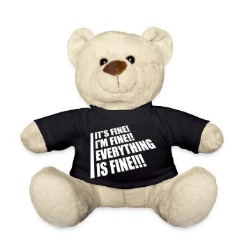 Tout va bien devis - Nounours - noir - Devant
