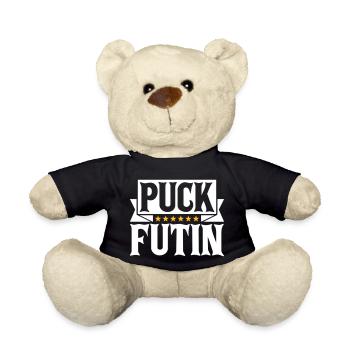 Conception du logo Puck Futin - Nounours - noir - Devant
