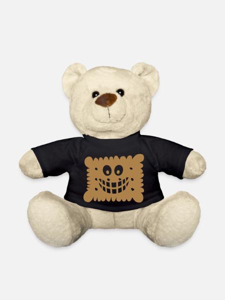 gateau sec petit beurre sourire biscuit - Nounours - noir