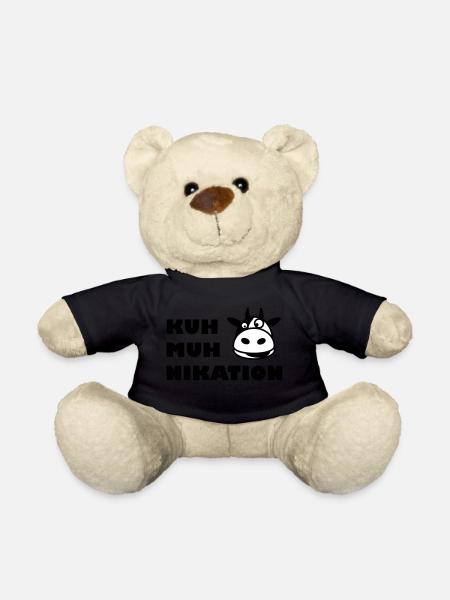 Kommunikation Kuh - Teddy - Schwarz