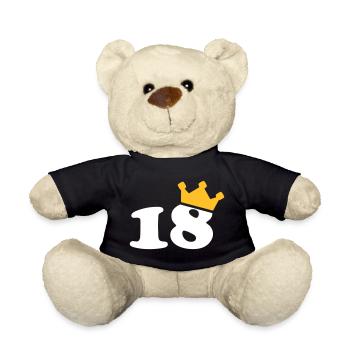 18 Krone 18e anniversaire 18 ans - Nounours - noir - Devant