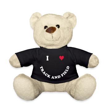 Track and Field - Teddy Bear - black - Front