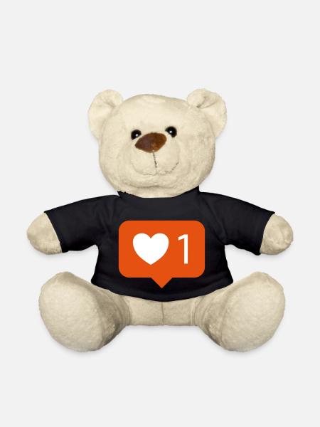 Instagram Like - Teddy - Schwarz