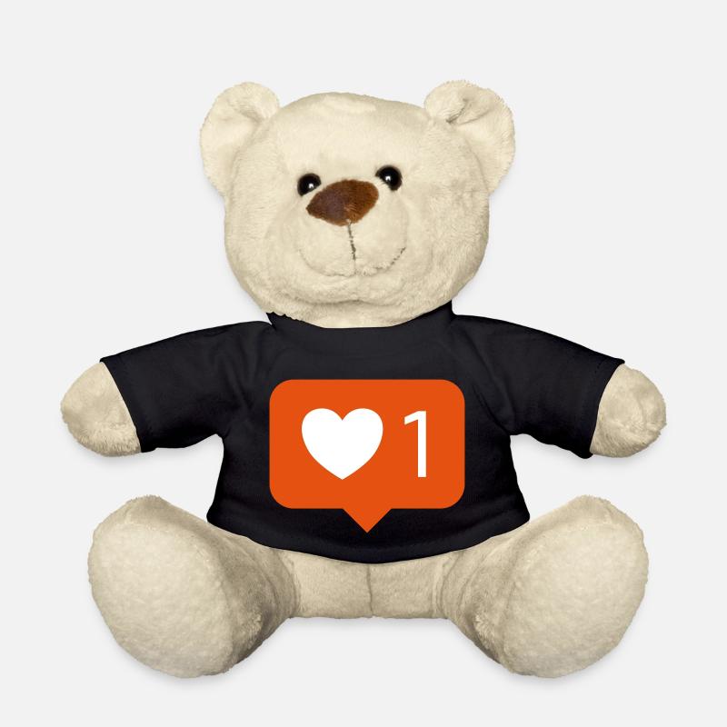 Instagram Like - Teddy - Schwarz