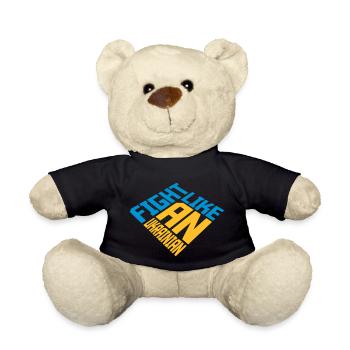 fight like ukrainians Zitat - Teddy - Schwarz - Vorne