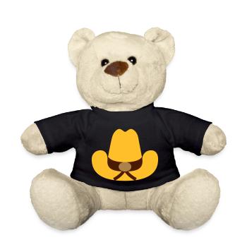 cow-boy - Nounours - noir - Devant