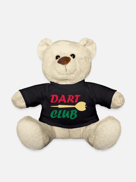 Dart club (Dartpfeil) - Teddy - Schwarz