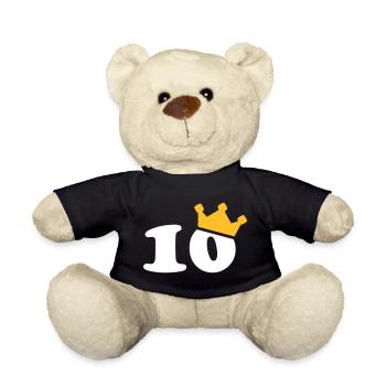 10 Krone 10. Geburtstag 10 Jahre - Teddy - Schwarz - Vorne