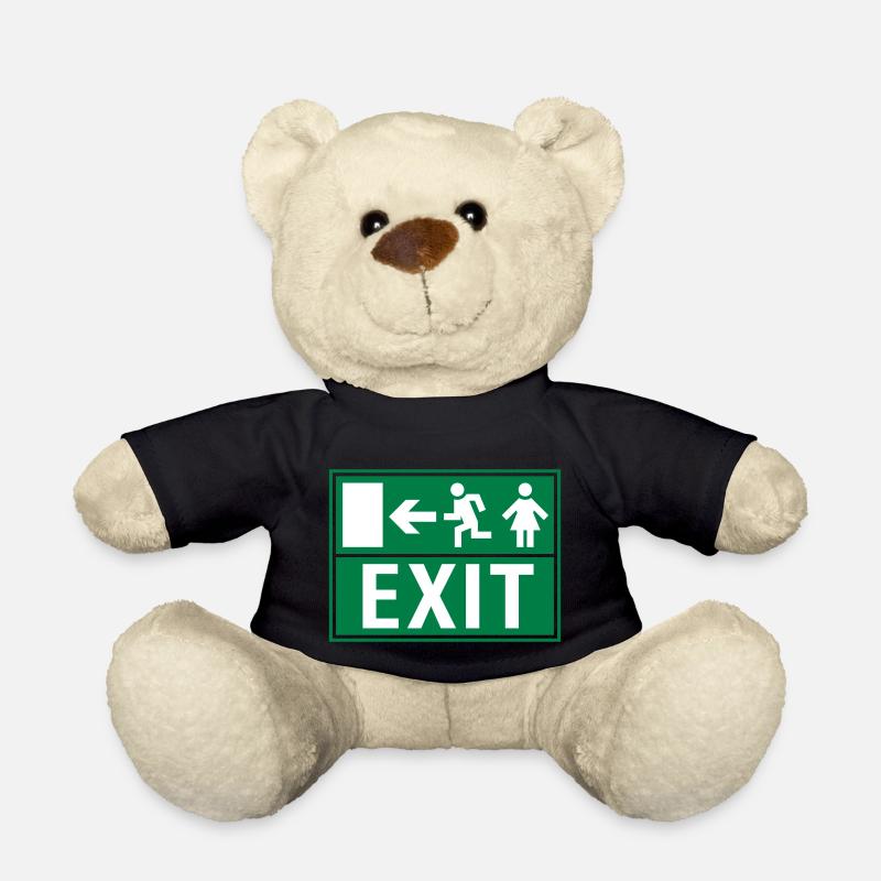 EXIT (NOTAUSGANG) - Teddy - Schwarz
