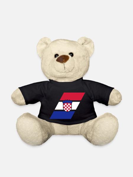 croatia stripe flag - Teddy - Schwarz
