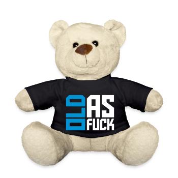 old AF Text Logo - Teddy - Schwarz - Vorne