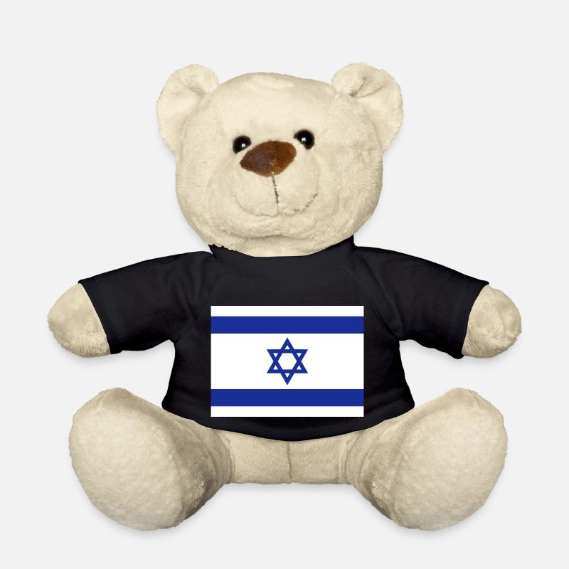 Drapeau Israel / Israel flag - Nounours - noir