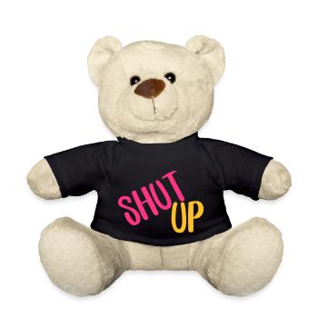 shut up - Teddy - Schwarz - Vorne