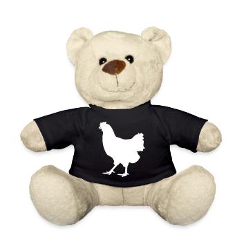 poulet - Nounours - noir - Devant