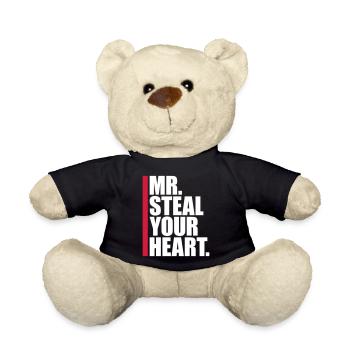 mr steal your heart - Teddy Bear - black - Front