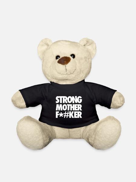 Strong Mother F*ker Big Men Bodybuilding - Teddy - Schwarz
