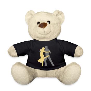 Tango Argentino Geschenk - Teddy - Schwarz - Vorne