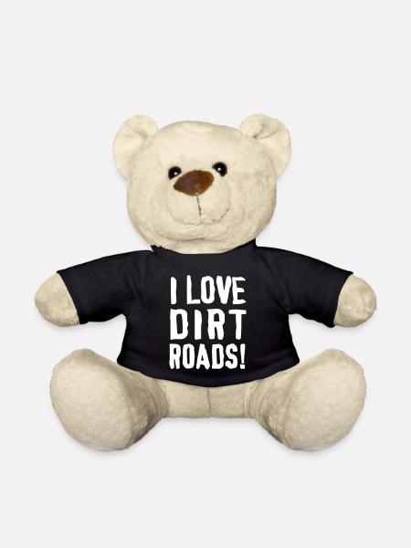 I Love Dirt Roads - Teddy - Schwarz
