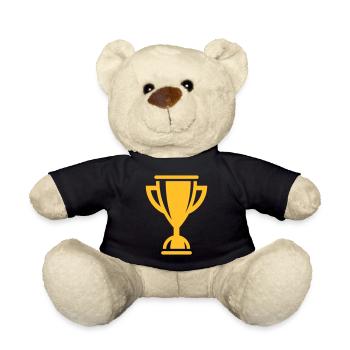 Cup / Trophy / Chalice (Icon / Pictogram) - Teddy - Schwarz - Vorne