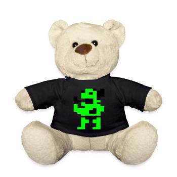 The Fat Green (Pix) - Teddy Bear - black - Front