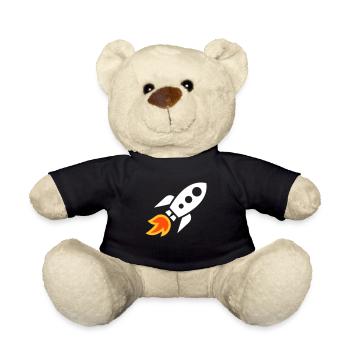 Rocket - Teddy Bear - black - Front