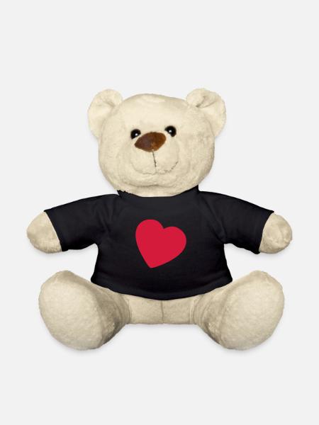 little heart DE - Teddy - Schwarz
