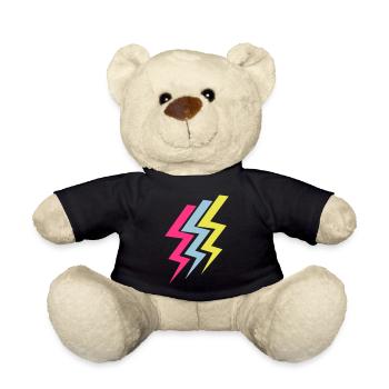Drei Blitze - Three Thunderbolts - Teddy - Schwarz - Vorne