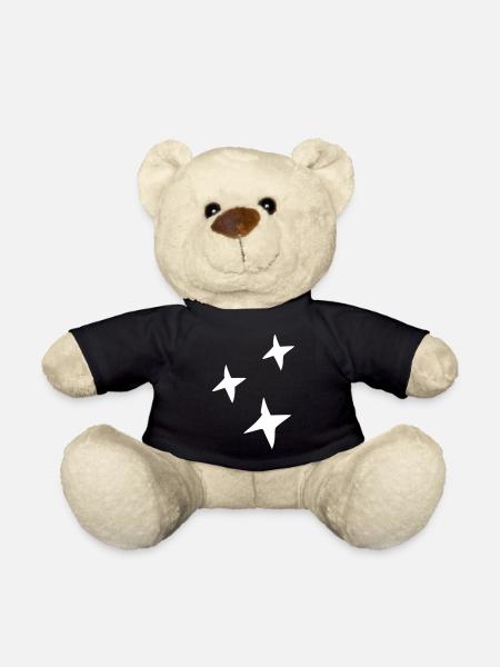 Sterne Glitzer Sternchen Vektor gezeichnet 5 - Teddy - Schwarz