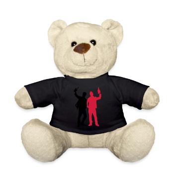 Drinking Team Party Crew - Teddy - Schwarz - Vorne