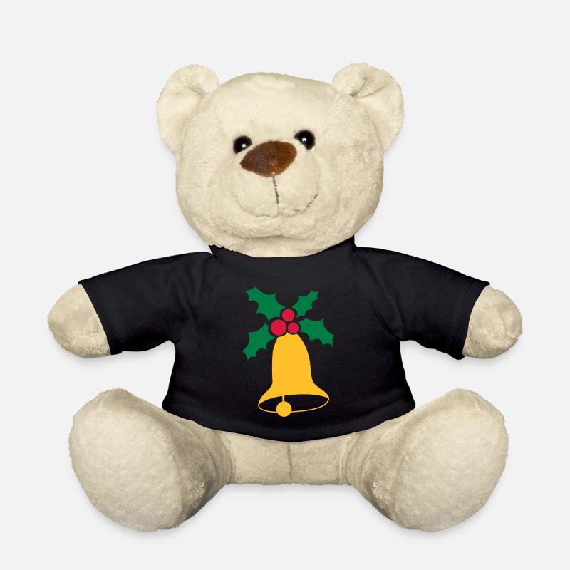 Weihnachtsglocken - Teddy - Schwarz