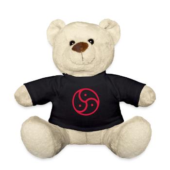Triskelion / Triskele single-color - Teddy - Schwarz - Vorne
