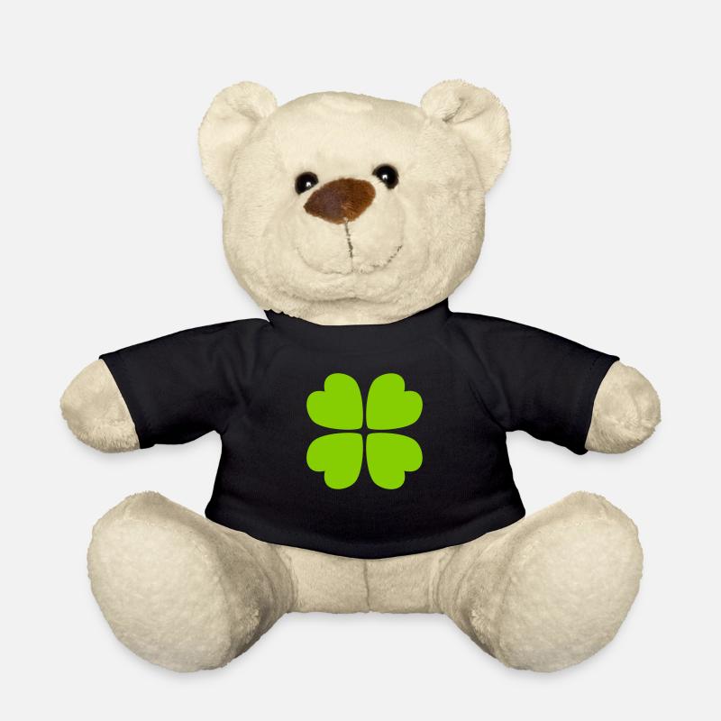 Quatre trèfles - Nounours - noir