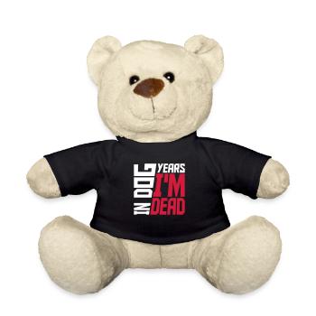 in dog years Dead - Teddy Bear - black - Front