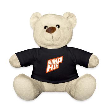 dump him quote logo - Teddy Bear - black - Front