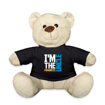 im the favorite uncle - Teddy - Schwarz - Vorne