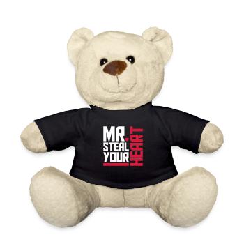 Mr steal your heart - Teddy Bear - black - Front