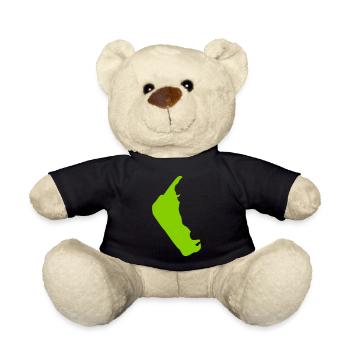 Amrum silhouette, Insel Amrum, Amrum - Teddy - Schwarz - Vorne