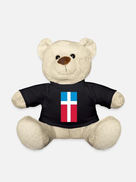 Alte Saarlandfahne - Teddy - Schwarz