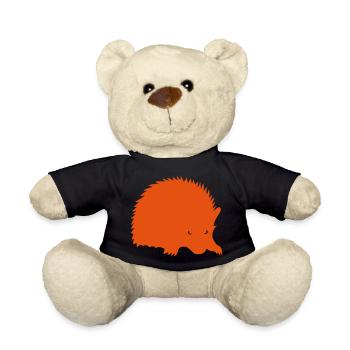 herisson silhouette ombre - Nounours - noir - Devant