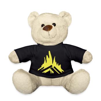 Lagerfeuer Camping Natur Wald Feuer Vektor 4 - Teddy - Schwarz - Vorne