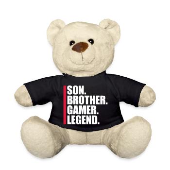 son brother gamer legend - Teddy - Schwarz - Vorne