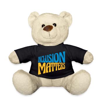 inclusion matters Logo Quote - Teddy Bear - black - Front