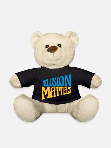 inclusion matters Logo Zitat - Teddy - Schwarz