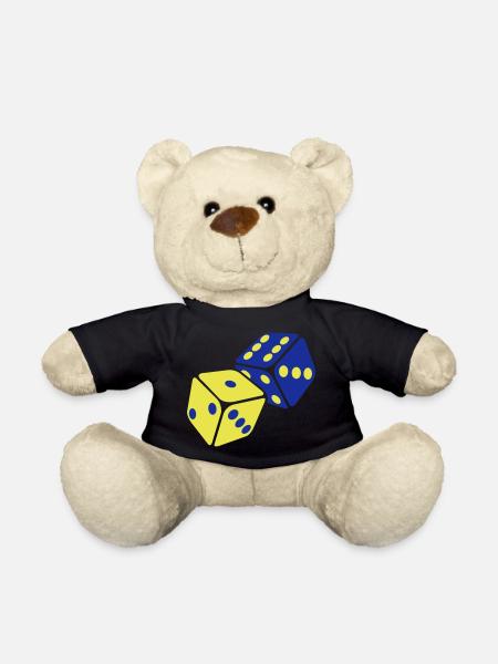 Würfel - Teddy - Schwarz