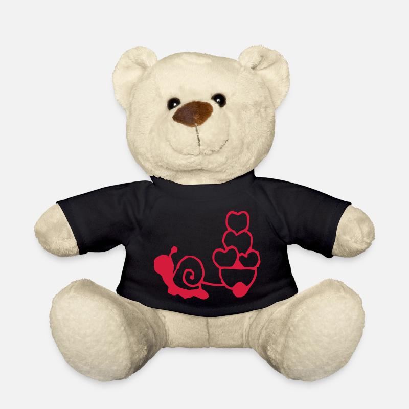 vom Herzen von Deiner Schnecke - Teddy - Schwarz