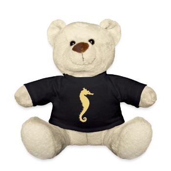 Seepferdchen - Teddy - Schwarz - Vorne