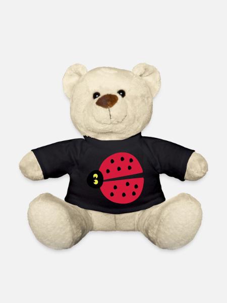 Marienkäfer Insekten - Teddy - Schwarz