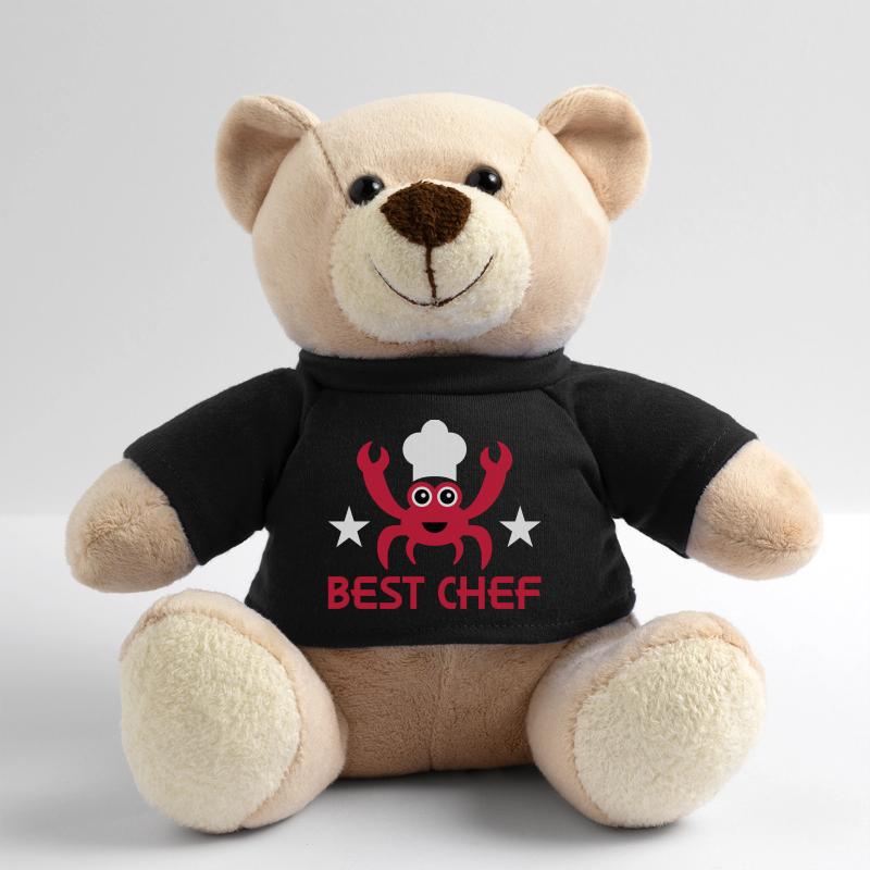 Best chef (Krabbe, Kochmütze, Sterne) Teddy