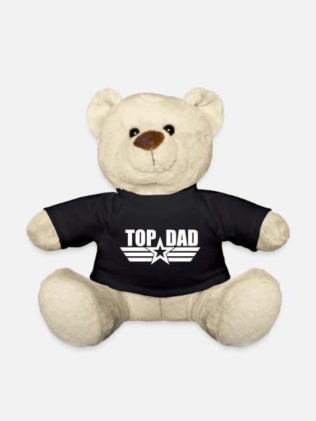 Top Dad Vatertag geschenk - Teddy - Schwarz