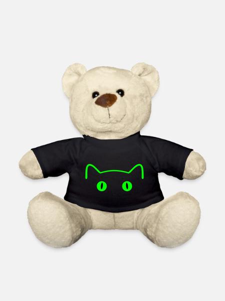 Katze - Teddy - Schwarz